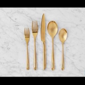 Gold flatware